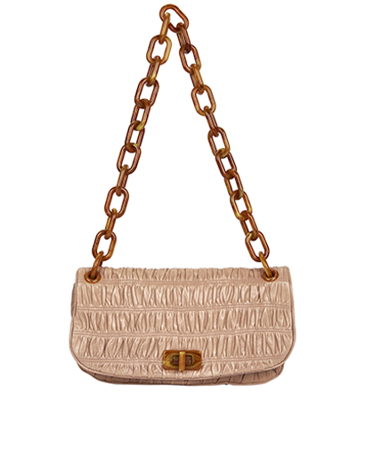 Prada Ruched Shoulder Bag, front view